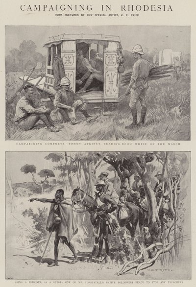 Campaigning in Rhodesia by Charles Edwin Fripp